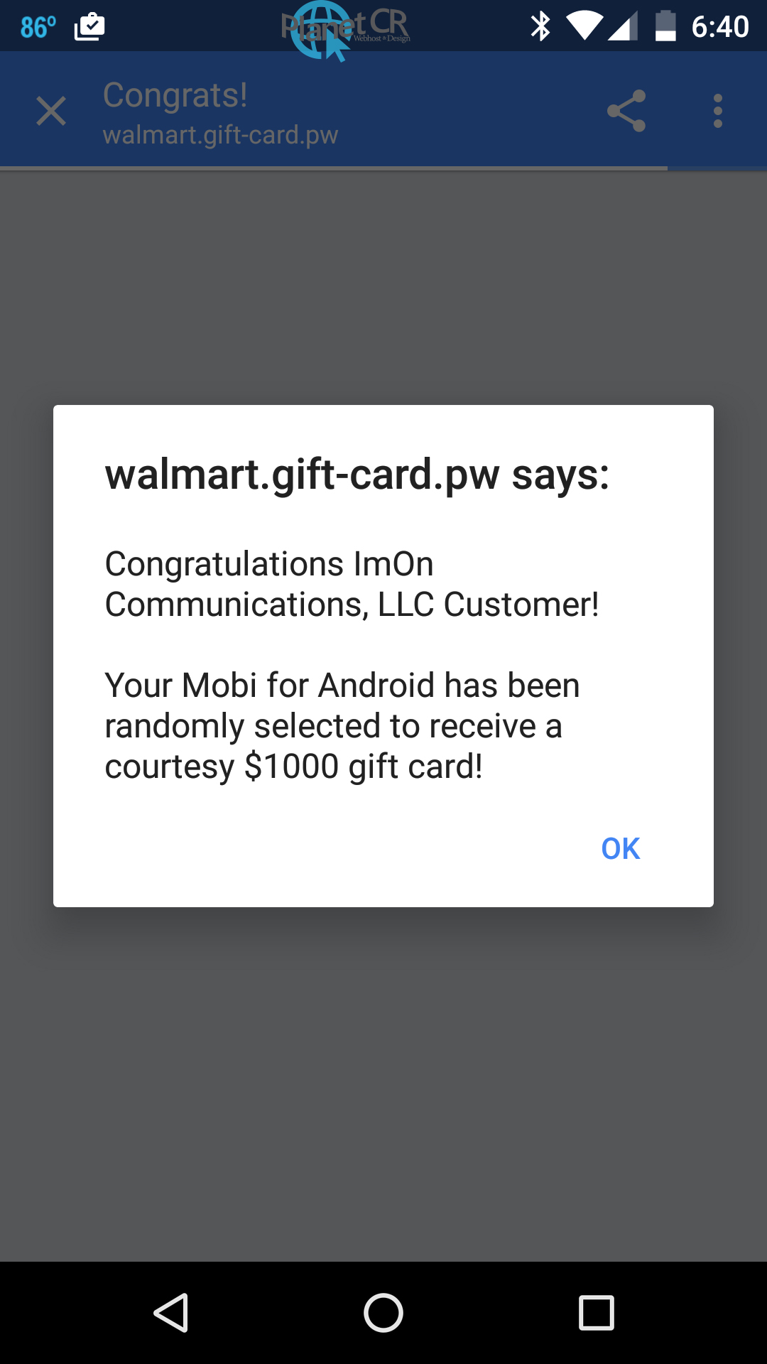 GiftCard Spam